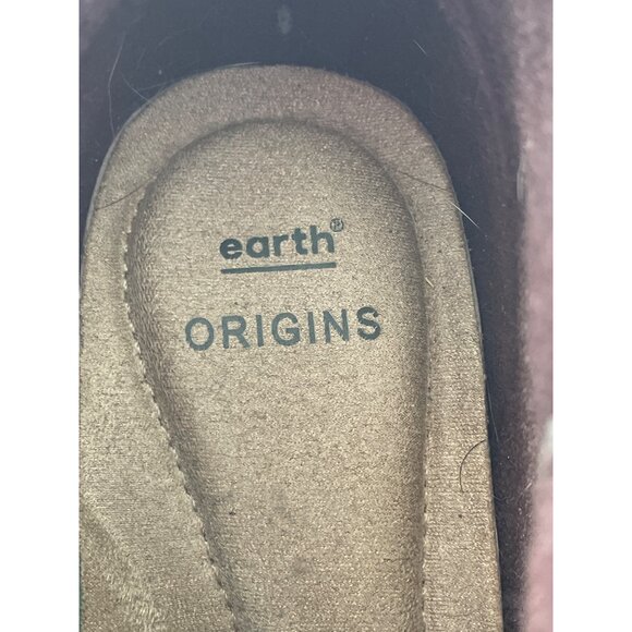 Earth Origins Marietta Malcolm Ankle Boot Size 6 Merlot Leather Slouchy Boho - Picture 3 of 8